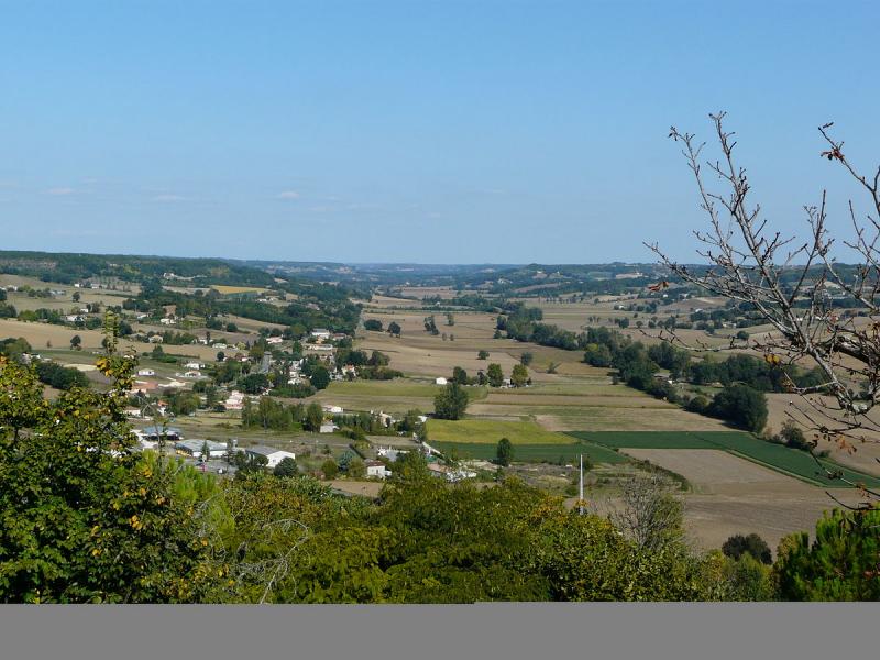Vallée du Lendou, dans le département du Lot.