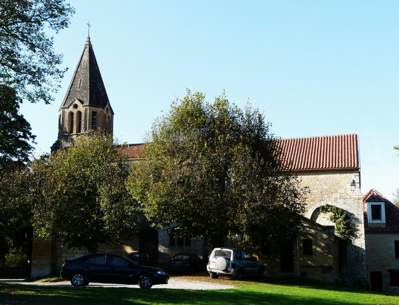 L'église de Saint-Félix-de-Villadeix.