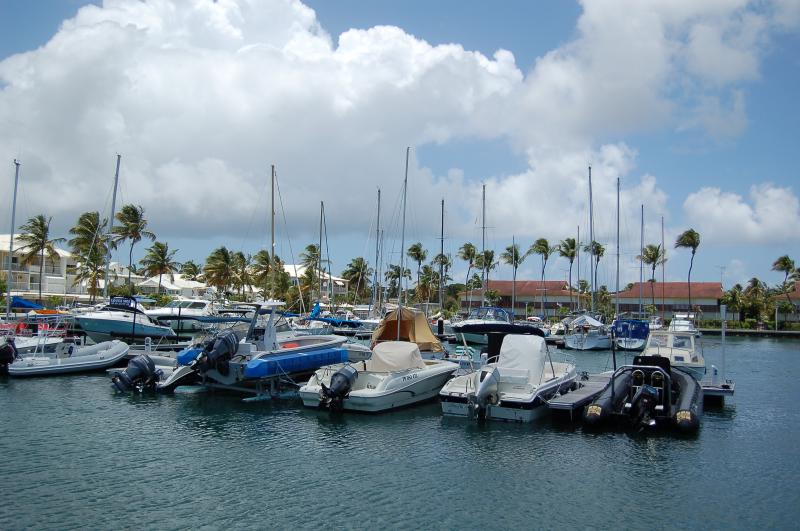 Photo de la Marina de Saint-François, en Guadeloupe.