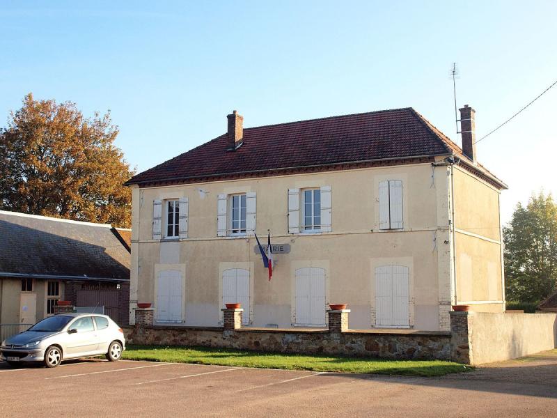 Mairie de Saint-Maurice-aux-Riches-Hommes, dans le département de l'Yonne.