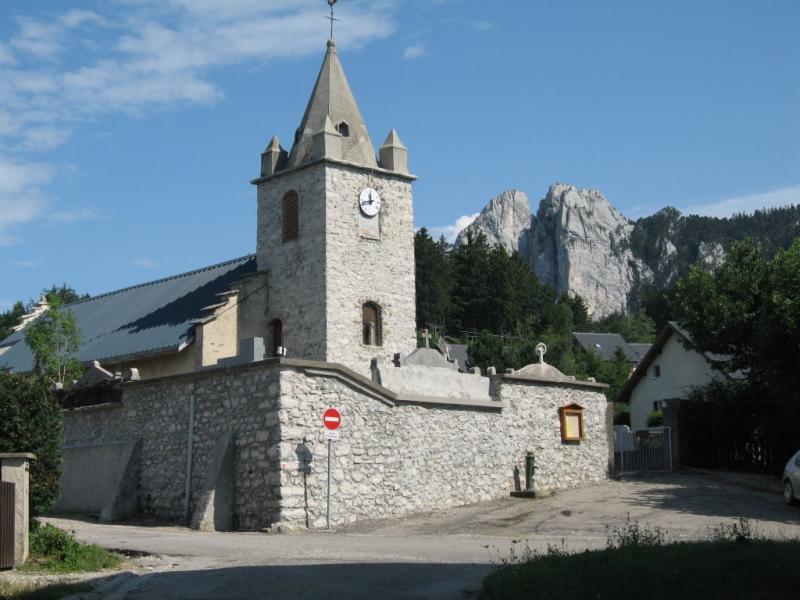 L'église de Saint-Nizier-du-Moucherotte.