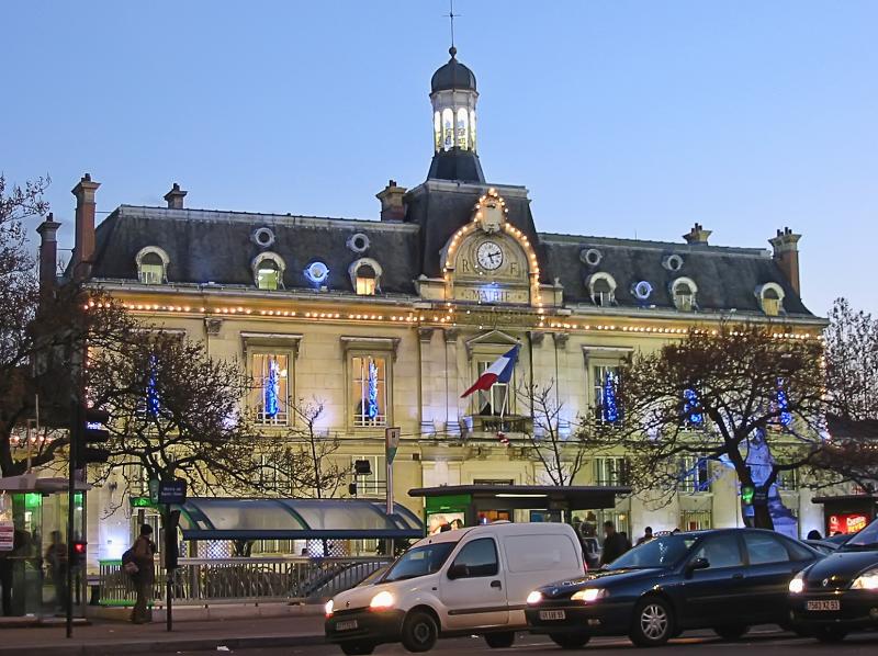 L'hotel de ville de la ville de Saint-Ouen.