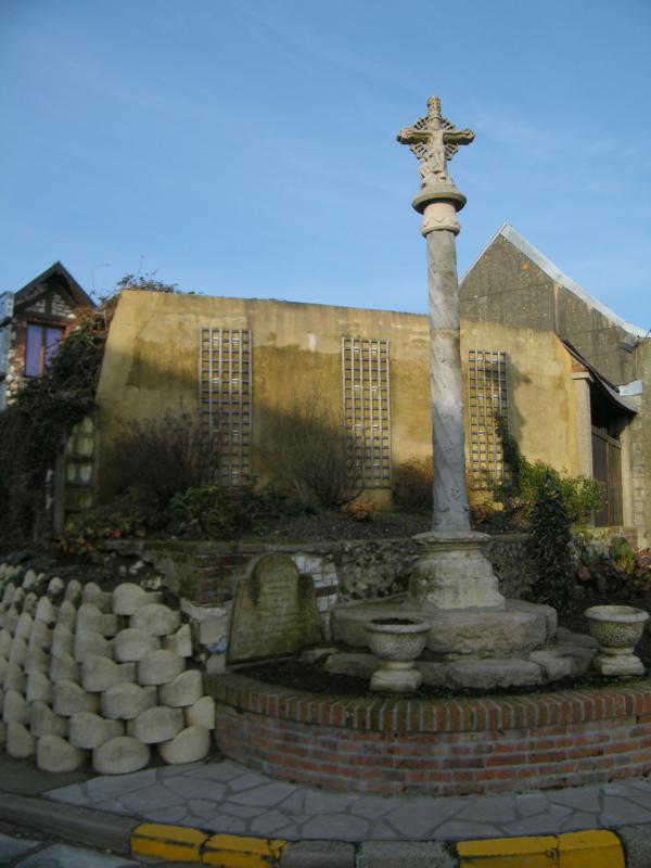 La croix du bailly de la commune de Saint-Quentin-la-Motte-Croix-au-Bailly