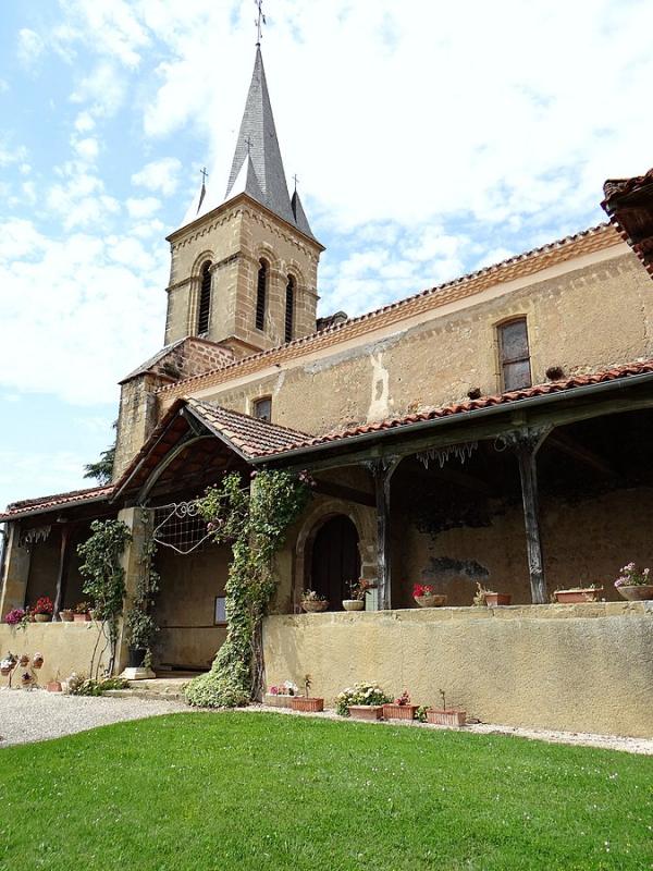 Église Sainte-Dode, dans le département du Gers.