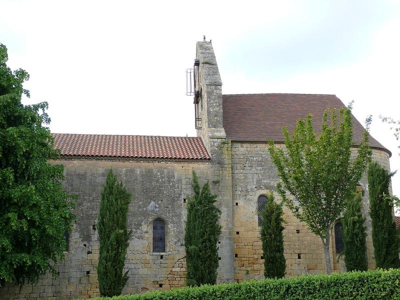 L'église Saint-Sacerdos de Salles-de-Belvès, dans le département de la Dordogne.