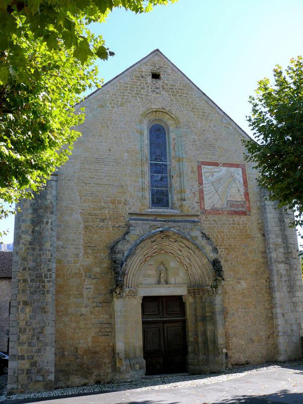 Cathédrale Notre-Dame-de-l'Assomption - Façade occidentale, à Senez, dans le département des Alpes-de-Haute-Provence.