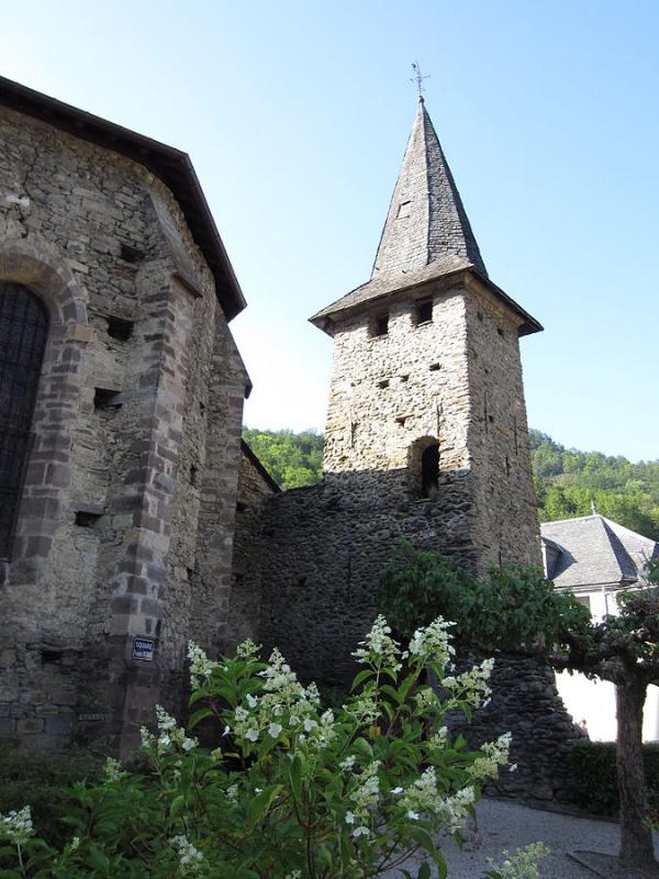 L'église Notre-Dame à Sentein, dans le département de l'Ariège.