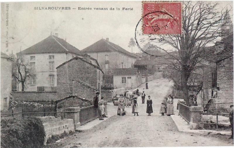 Silvarouvres, sur une carte postale ancienne.