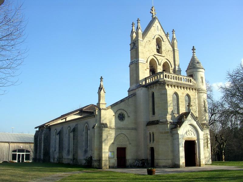 Eglise Saint-Jean-Baptiste de Sore, dans le département français des Landes.
