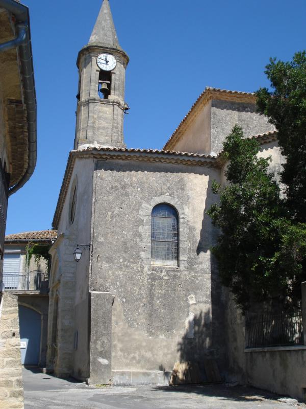 L'église de Souvignargues.