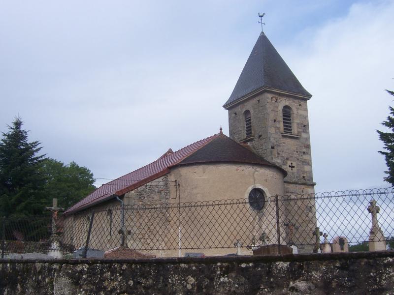 Eglise de Tintry, dans le département de Saône-et-Loire.