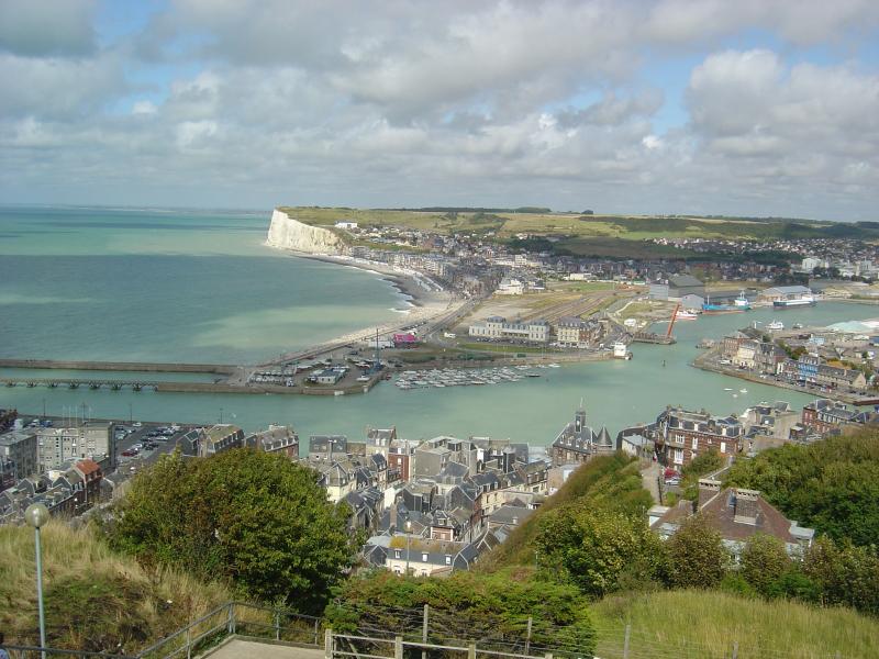 Le Tréport, vue panoramique depuis Tréport-Terrasse.