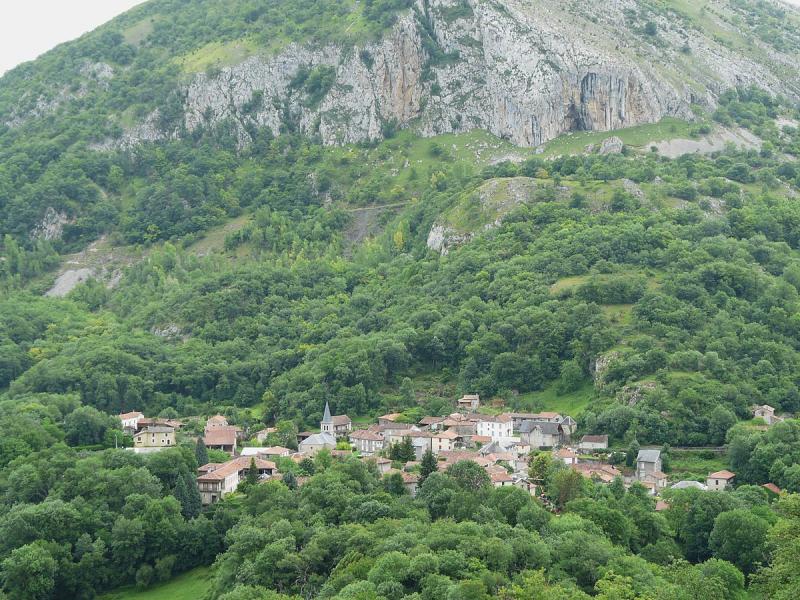 Le village de Troubat.