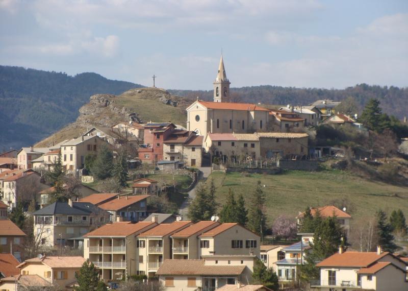 Le village de Turriers, dans le département des Alpes-de-Haute-Provence,