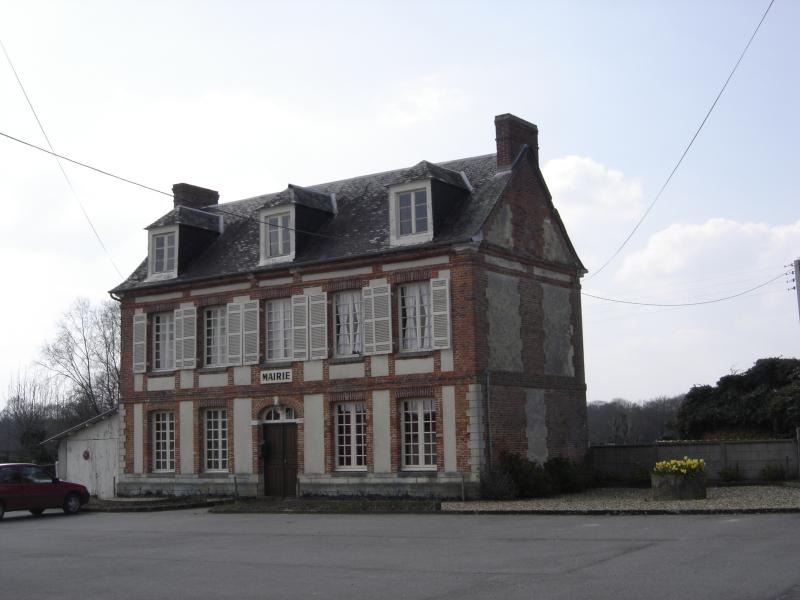  La mairie de Vannecrocq, dans le département de l'Eure.