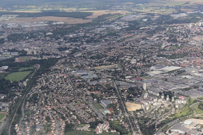 Vue aérienne de Vernouillet.