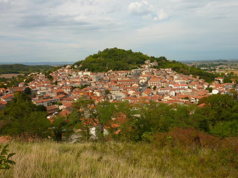 Vertaizon depuis le puy Challat.