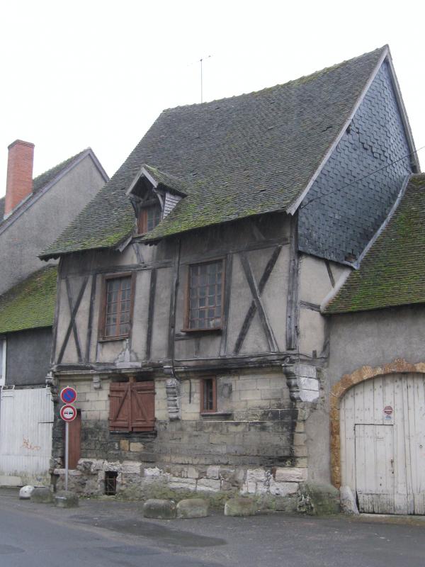 Photo de la maison de Jeanne f'Arc à Vierzon, en région Centre-Val de Loire. 