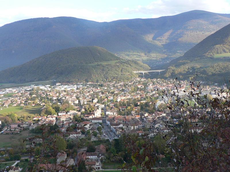 Vif vue depuis les flancs du Bémont, dans le département de l'Isère.