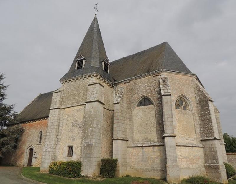 Église Saint-Jean de Villeau  Classé Monument Historique  (1966) à Villeau, dans le département d'Eure-et-Loir.