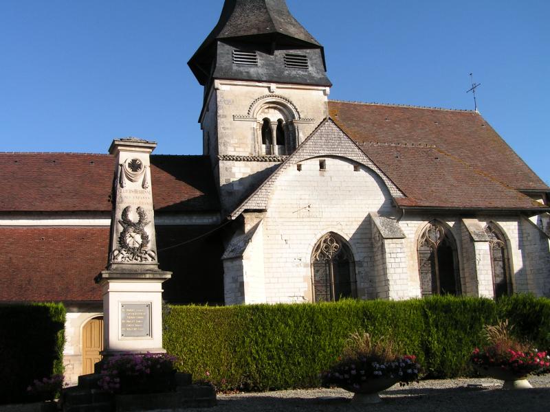 L'église de l'Assomption-de-la-Vierge de Villiers-Herbisse, dans le département de l'Aube.