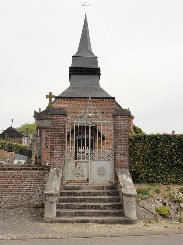 Église Saint-Léger à Vincy-Reuil-et-Magny, dans le département de l'Aisne.