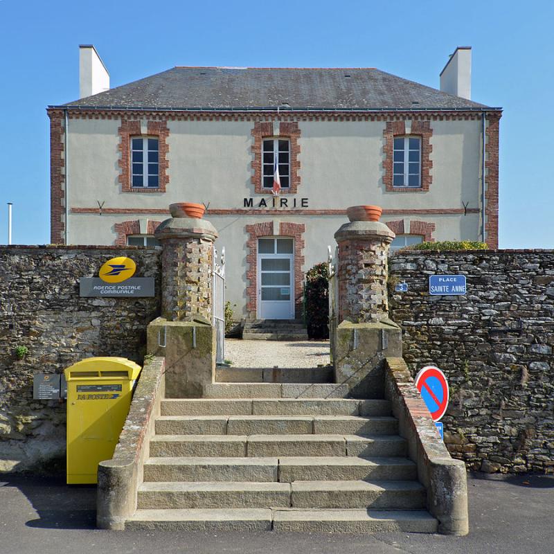 Mairie de la commune de Vue, dans le département de la Loire-Atlantique.