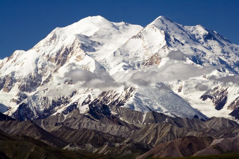 Vue du Denali depuis le Parc National de Denali.
