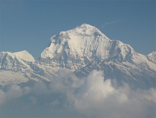 Vue de la face nord du Dhaulagiri