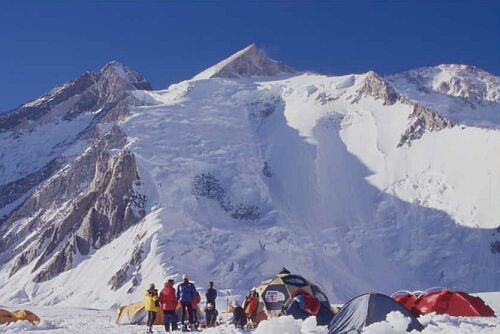 Vue du Gasherbrum I en septembre 2001.