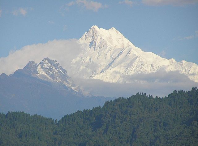 Le Kangchendzonga au matin vu depuis Chouda Pheri