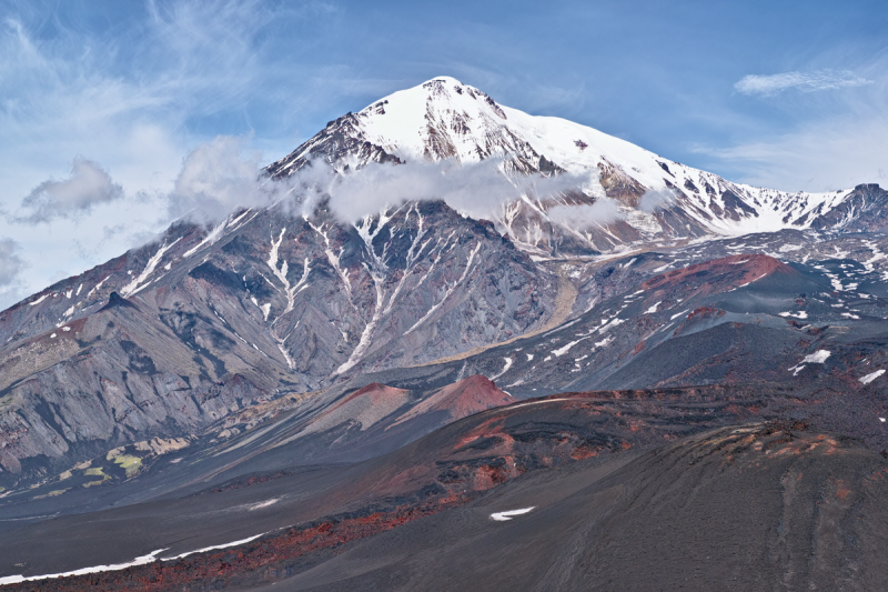 Mont Ostry Tolbachik.