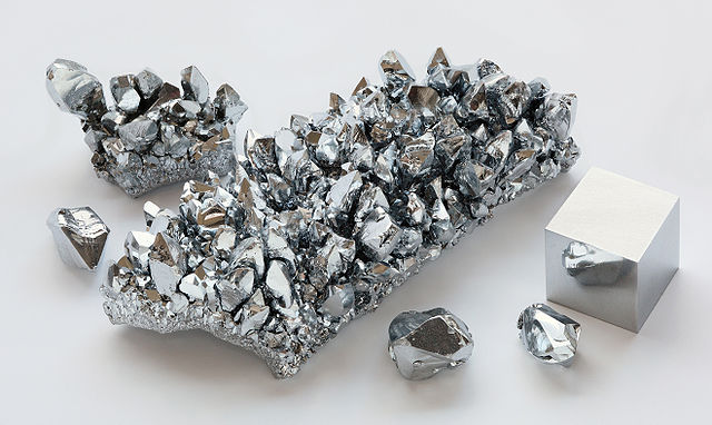 Cristaux de Chrome ultra pures.