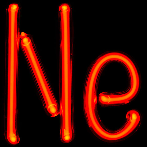 Enseigne au néon.