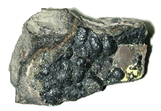 L'uranite, ou pechblende, est le minerai d'uranium le plus commun.