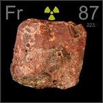  image de l'élément chimique Francium