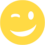 Un émoji d'une personne qui rigole