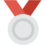 Une m&eacute;daille d'argent