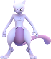 Image du Pok&eacute;mon Mewtwo issue du jeu Pok&eacute;mon GO.