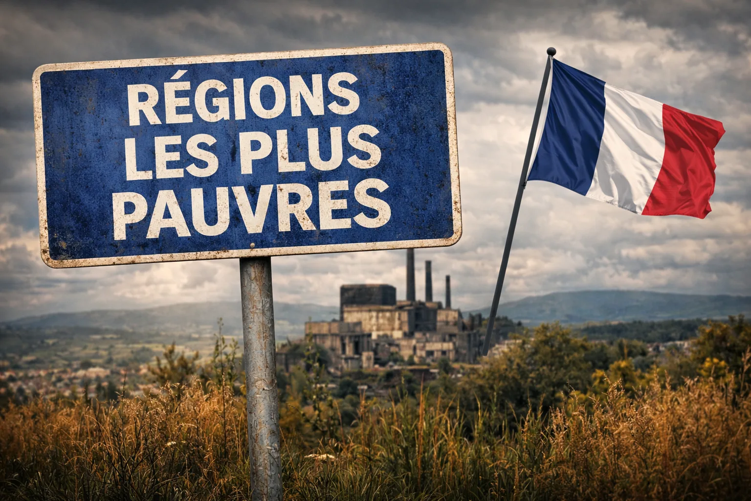 Les régions les plus pauvres de France en 2026