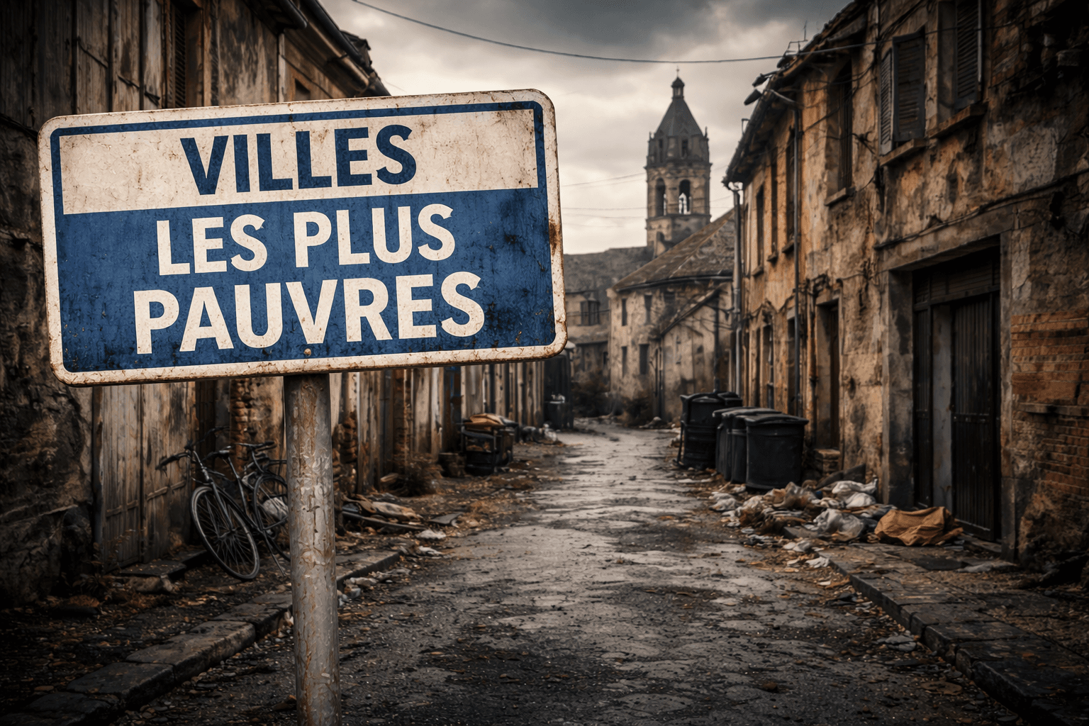 Les villes les plus pauvres de France en 2026