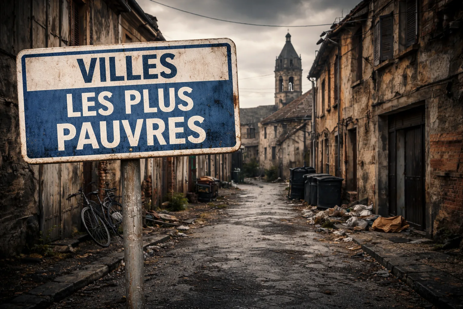 Les villes les plus pauvres de France en 2026