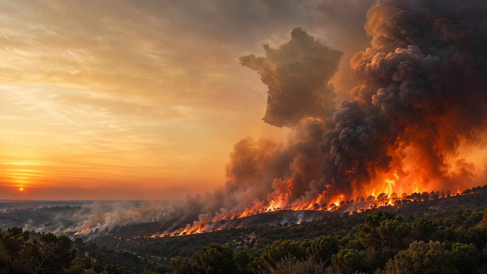 Les plus grands incendies de forêt en France